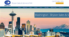 Desktop Screenshot of brysonsaleswa.com